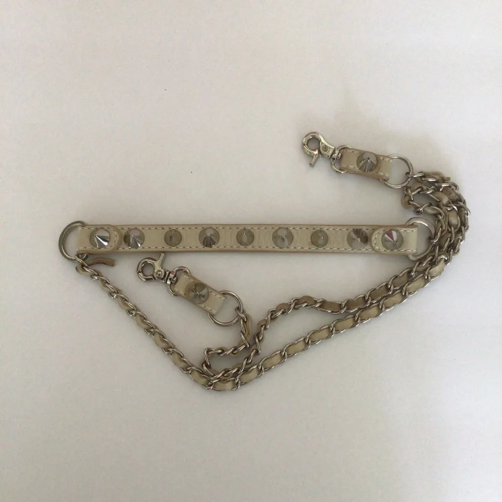 CHAIN ROCKSTUD REPLACEMENT BAG STRAP - Picture 2 of 9
